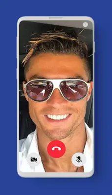 Cristiano Ronaldo Video Call android App screenshot 1